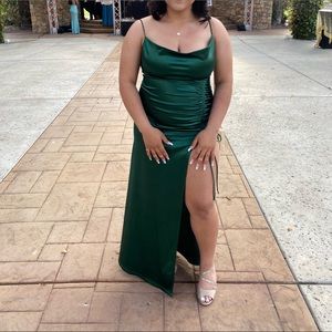 hunter green XL formal dress